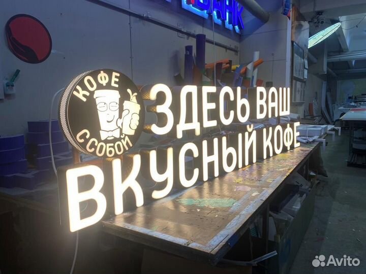 Вывеска кофе