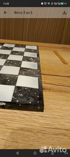 Шахматы из эпоксидной смолы