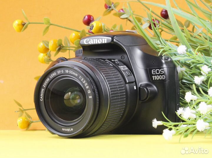 Фотоаппарат Canon 1100D kit 18-55 IS II