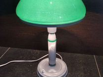 Лампа настольная зелёный плафон Сталинский ампир