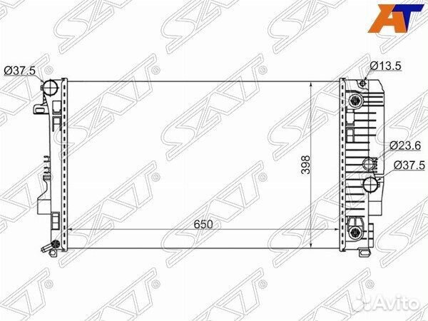 Радиатор Mercedes-Benz Viano 03-14 / Vito 03-14