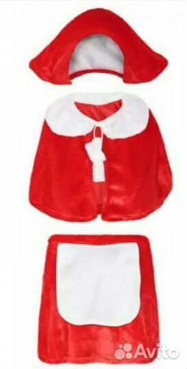 Карнавальный костюм красная шапочка