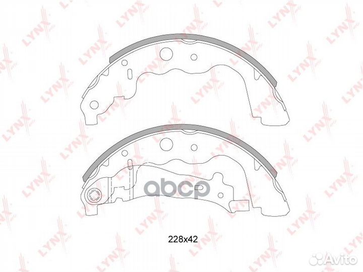 Колодки торм.бараб. renault Duster/Logan 12