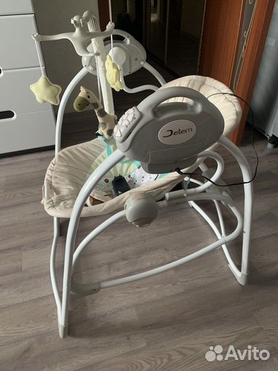 Детские электронные качели+шезлонг