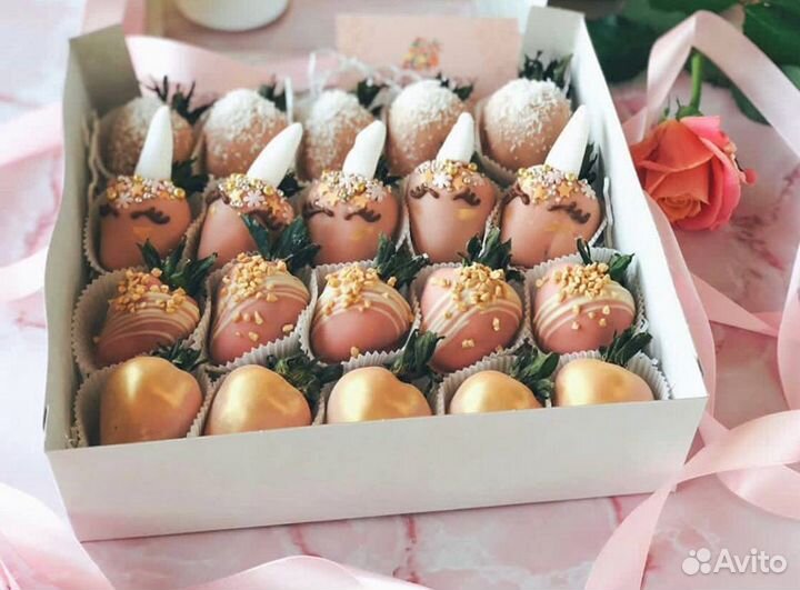 Вкусные букеты Darberry из клубники в шоколаде