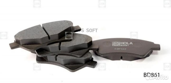 Hola BD861 Колодки дисковые