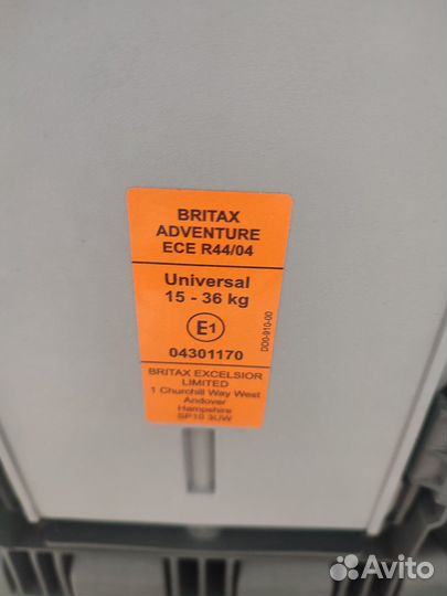 Детское автокресло 9 до 36 кг britax romer