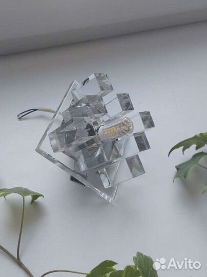 Светильник потолочный встраиваемый стекло