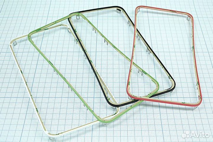 Рамка тачскрина для iPhone 4S зеленая