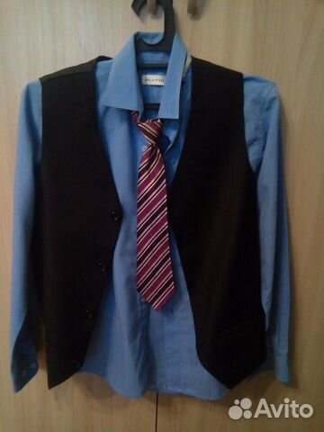 Рубашка с жилеткой