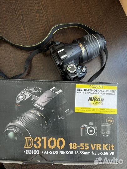 Зеркальный фотоаппарат nikon d3100