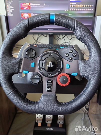 Игровой руль 900 градусов logitech g29