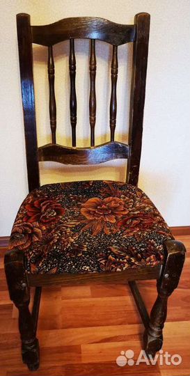 Стул деревянный дерево тёмное