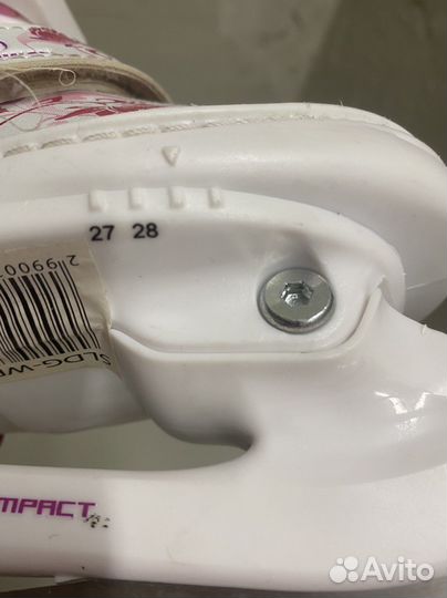 Коньки для девочки 27-30 размер