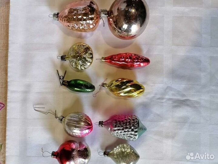 Елочные игрушки СССР советские