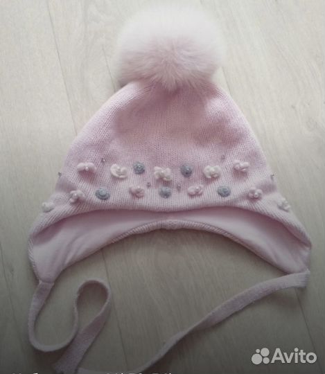 Шапка для девочки, зима