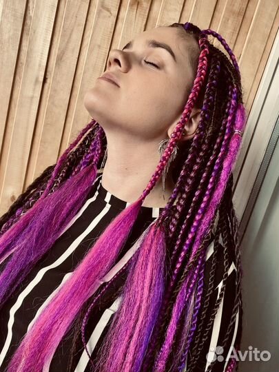 Косы локоны дреды