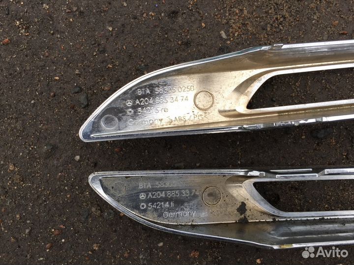 Мерседес GLK 204 хром