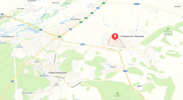 Новосемейкино расстояние
