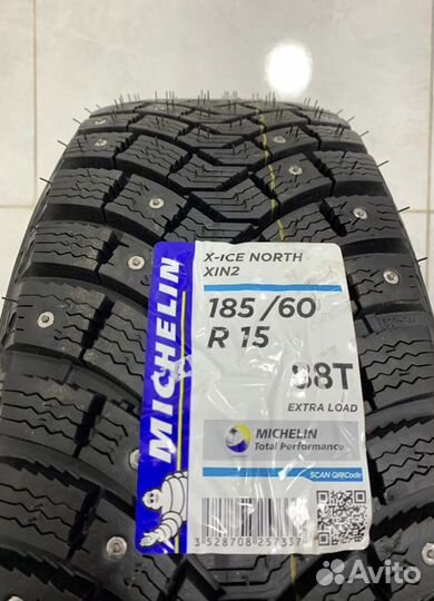 R15 Michelin X-Ice North XIN2 185/60, PCD 5x100 DIA 57.1