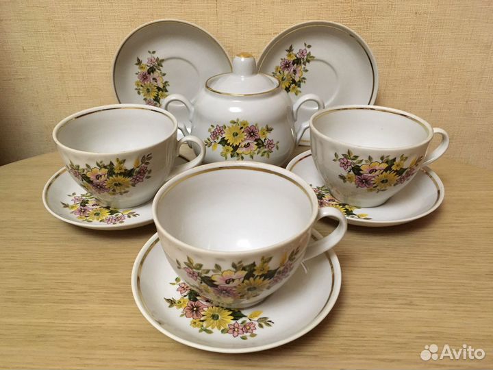 Чайный сервиз периода СССР