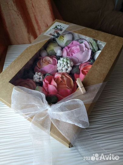 Десерт цветы из зефира