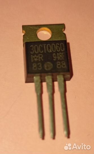 30CTQ060, Диод Шоттки, 2 х 15А, 60В