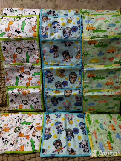 Кармашки для шкафчика в детском саду