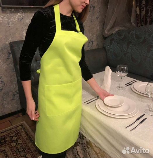 Фартук рабочий кухонный в 2х цветах