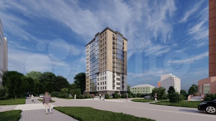 3-к. квартира, 54,8 м², 10/12 эт.