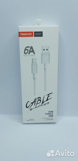 Кабель Tranyoo Type-C to USB