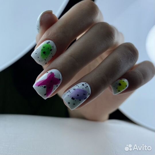 Маникюр, коррекция, гель лак, наращивание ногтей