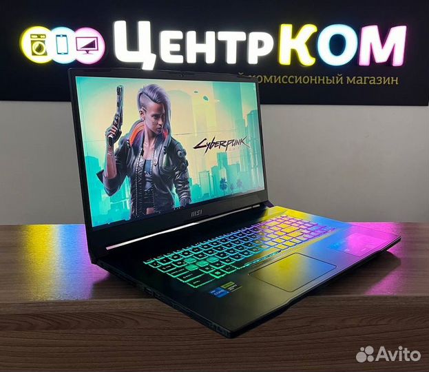 Игровой MSI на I5-12450H,16GB NVMe SSD 1tb+Rtx 406