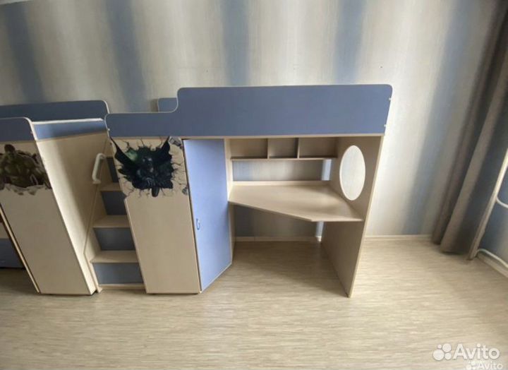 Набор мебели для двойни (кровать двухъярусная)