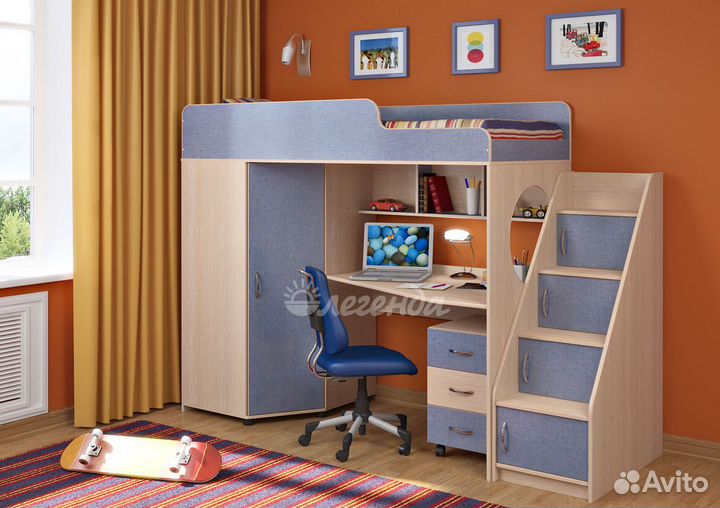 Детская кровать-чердак