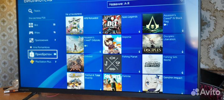 Sony playstation 4, 30игр 1Тб