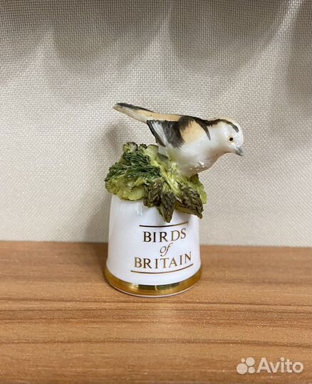 Наперсток коллекционный «Птицы Британии»