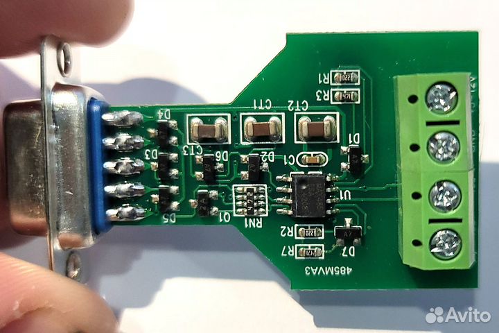 Конвертер / преобразователь RS-232 DB9 в RS-485