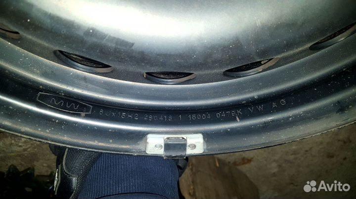 Штампованные диски r15 5х112 VAG Skoda Octavia A7