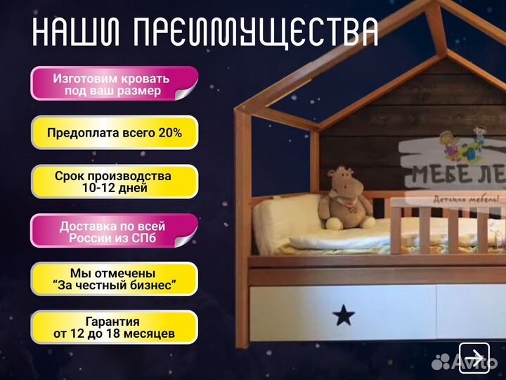 Кровать для 2 детей