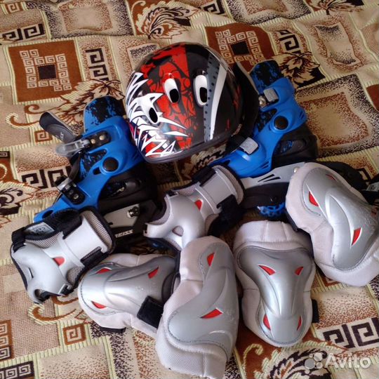 Роликовые коньки детские раздвижные