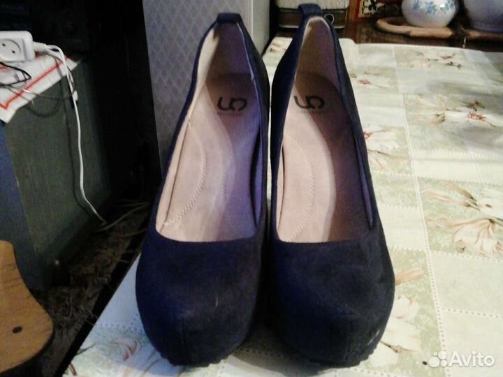 Туфли женские 38 размер натуральная замша