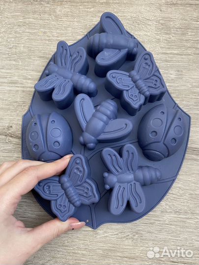 Силиконовые формы молды детские 6шт