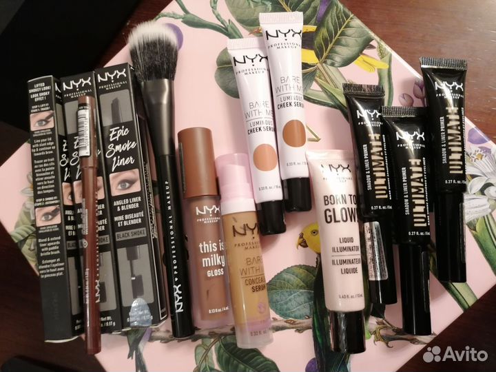 Косметика NYX Помада блеск карандаш румяна тд