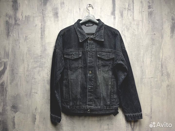 Куртка джинсовая Palm Angels Bear Black