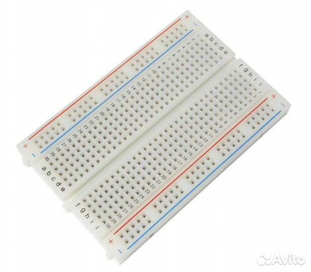 Макетная плата BreadBoard 8,5х5,5 на 400 точек
