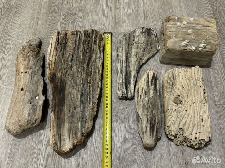 Коряги дрифтвуд набор 6 штук основа