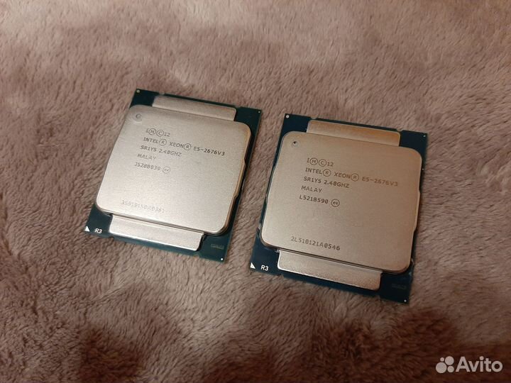 Intel Xeon E5-2676 v3 (2 шт.)