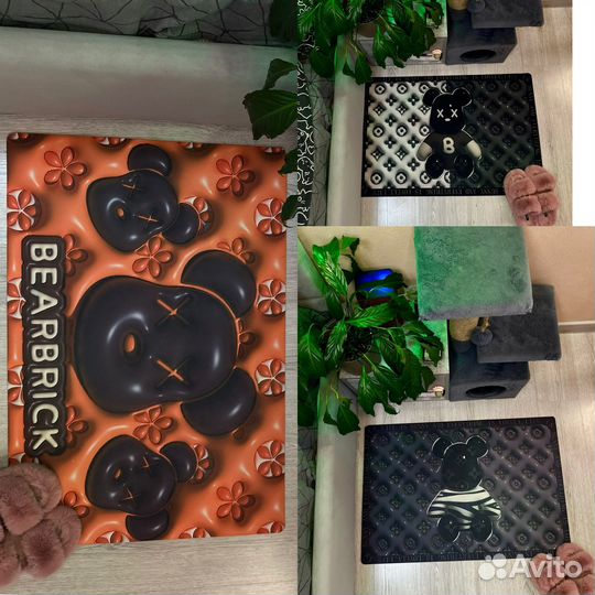 Дизайнерский 3D ковер Bearbrick