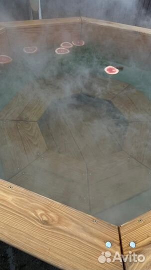 Банный чан на дровах